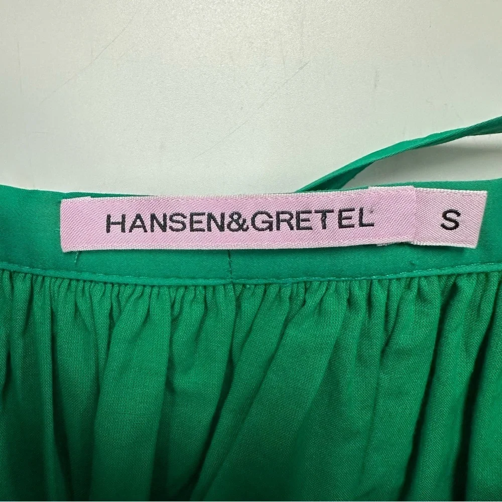 Hansen & Gretal maxi skirt XS Small cotton poplin lined wrap pockets Holiday - Picture 3 of 9